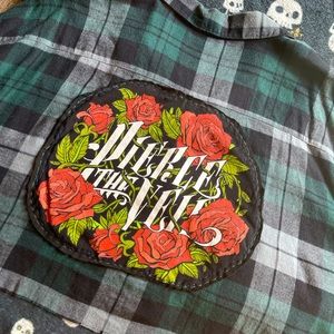 Reworked Pierce the Veil flannel